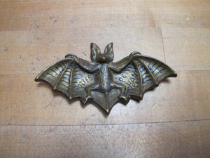 BAT TRAY Old Decorative Arts Brass GROTTES DE HAN Belgium Souvenir Depose