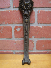 Load image into Gallery viewer, Antique Maiden Woman Cast Iron Hardware Salvage Part Leg Figural Decorative Arts
