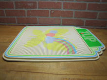 Load image into Gallery viewer, 7UP Vintage Soda Advertising Sign BUTTERFLY Menu Board Peter Max Style Groovy Everbrite Electric Signs South Milwaukee Wis Union Label
