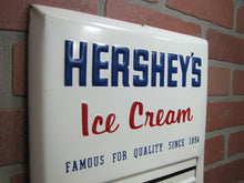 Load image into Gallery viewer, HERSHEY&#39;S ICE CREAM Original Advertising Sign FAMOUS FOR QUALITY SINCE 1894
