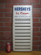 Load image into Gallery viewer, HERSHEY&#39;S ICE CREAM Original Advertising Sign FAMOUS FOR QUALITY SINCE 1894
