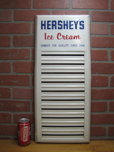 HERSHEY'S ICE CREAM Original Advertising Sign FAMOUS FOR QUALITY SINCE 1894