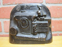 Load image into Gallery viewer, G&amp;E GOULD EBERHARDT HIGH DUTY SHAPER Old Cast Iron Promo Advertising Doorstop Figural Machine Equipment Promotional Ad
