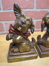 Load image into Gallery viewer, ARMOR BRONZE Co Taunton Mass 1920s Decorative Arts Scottish Terrier Puppy Bowtie Begging Pair Bronze Clad Figural Bookends
