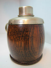 Load image into Gallery viewer, Antique Victorian 1800&#39;s Tea Caddy w Handle &amp; Lid EPNS Wood Porcelain Ornate
