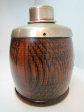 Load image into Gallery viewer, Antique Victorian 1800&#39;s Tea Caddy w Handle &amp; Lid EPNS Wood Porcelain Ornate
