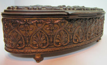 Load image into Gallery viewer, Antique Jenning Brothers Victorian Era Trinket Casket Dresser Top Box *ornate
