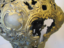 Load image into Gallery viewer, Antique VICTORIAN 1800&#39;s Figural &amp; Decorated Oil LAMP - ornate design throughout
