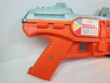 Load image into Gallery viewer, Vintage 1960s Remco Signal Raygun - Space Ray Gun 3 barrels - Orange &amp; Silver
